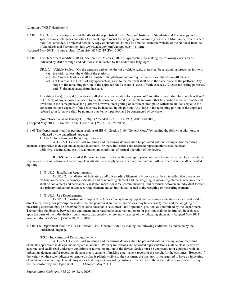 Application for Scale Service Repair Company License - Mississippi, Page 4