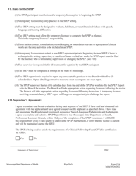 Form 1314 Supervised Professional Employment Plan (Spep) Agreement - Speech-Language Pathology/Audiology - Mississippi, Page 3