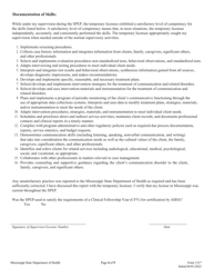 Form 1317 Supervised Professional Employment Plan (Spep) Report - Speech-Language Pathology/Audiology - Mississippi, Page 4