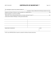 Form 5100J Consultant Data and Signature Sheet - Michigan, Page 3