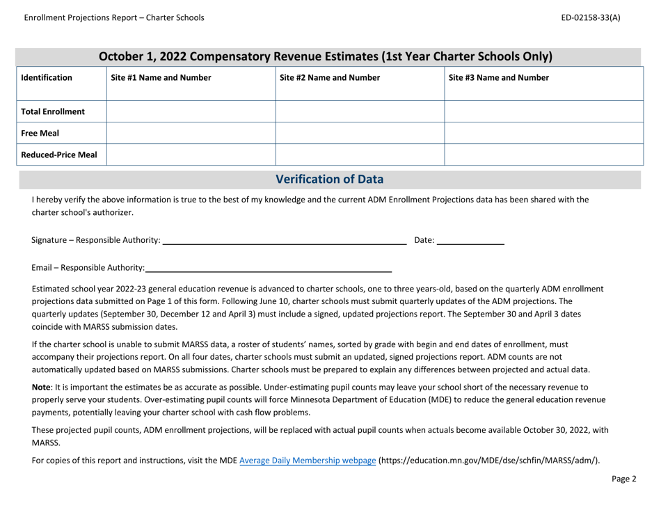 Form ED-02158-33(A) - 2023 - Fill Out, Sign Online and Download