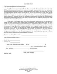 Form FTC-03 Annual Registration Report - Missouri, Page 6