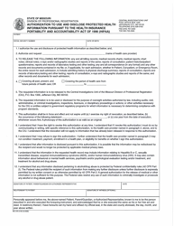Form MO375-0195 Uniform Complaint (With HIPAA Authorization) - Missouri, Page 2
