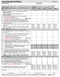 Ust Compliance Inspection Form for up to 10 Tanks - Montana, Page 13