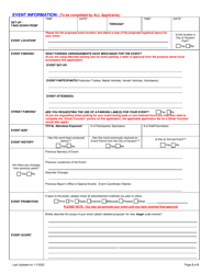 Special Event Application - City of Houston, Texas, Page 2