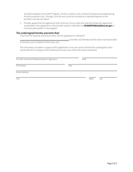 Form HCA42-0002 Gemt Provider Participation Agreement - Washington, Page 2