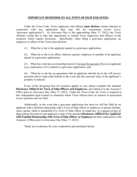 Document preview: Disclosure Affidavit for Town of Islip Officers or Employees - Town of Islip, New York
