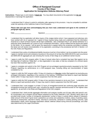 Application for Immigration Defense Attorney Panel - County of San Diego, California, Page 7