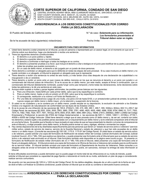 Formulario MO-041S  Printable Pdf