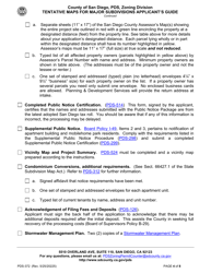 Form PDS-372 Tentative Maps for Major Subdivisions Applicant&#039;s Guide - County of San Diego, California, Page 4
