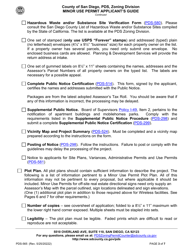 Form PDS-565 Minor Use Permit Applicant's Guide - County of San Diego, California, Page 3