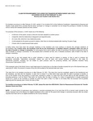 Form BOE-19-P Claim for Reassessment Exclusion for Transfer Between Parent and Child Occurring on or After February 16, 2021 - County of Riverside, California, Page 4