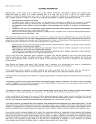 Form BOE-19-B Claim for Transfer of Base Year Value to Replacement Primary Residence for Persons at Least Age 55 Years - County of Riverside, California, Page 2