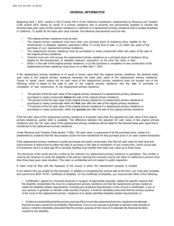 Form BOE-19-D Claim for Transfer of Base Year Value to Replacement Primary Residence for Severely and Permanently Disabled Persons - County of Riverside, California, Page 2