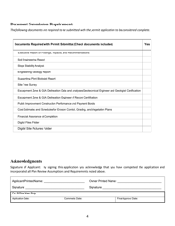 Escarpment Permit Application - City of Dallas, Texas, Page 4