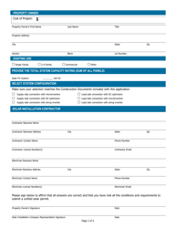 Ny State Unified Solar Permit Application - Town of Seneca Falls, New York, Page 2