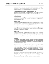 Hiring CalPERS Annuitants Administrative Policy and Procedure - City of Manteca, California, Page 2