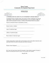 Over the Counter Building Permit Application - Mono County, California, Page 10