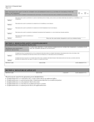 Form CGCC-CH1-04 Appointment of Designated Agent - California, Page 2