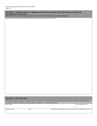 Form CGCC-CH7-01 Request for Statewide Involuntary Exclusion of an Individual - California, Page 2