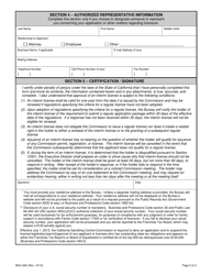 Form BGC-620 Application for Interim License for Remote Caller Bingo - California, Page 3