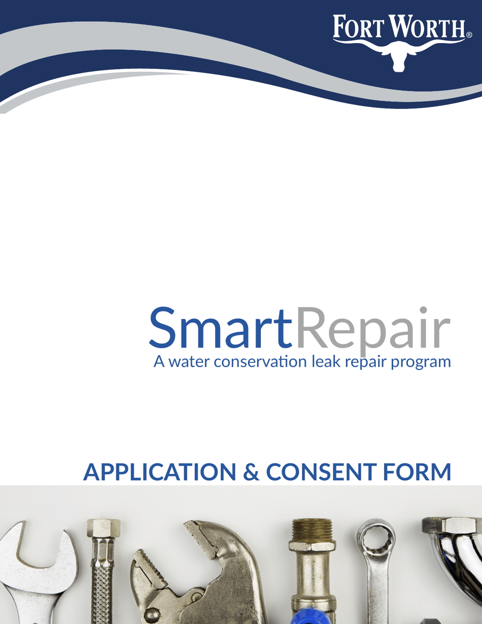 Smartrepair Application  Consent Form - City of Fort Worth, Texas, Page 1