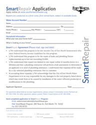 Smartrepair Application &amp; Consent Form - City of Fort Worth, Texas, Page 3