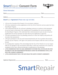 Smartrepair Application &amp; Consent Form - City of Fort Worth, Texas, Page 4