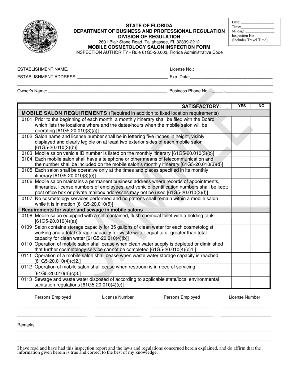 DBPR Form REG8000420 Fill Out, Sign Online and Download Printable