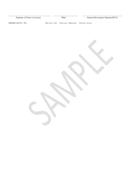 DBPR Form REG8000-420 Mobile Cosmetology Salon Inspection Form - Sample - Florida, Page 2