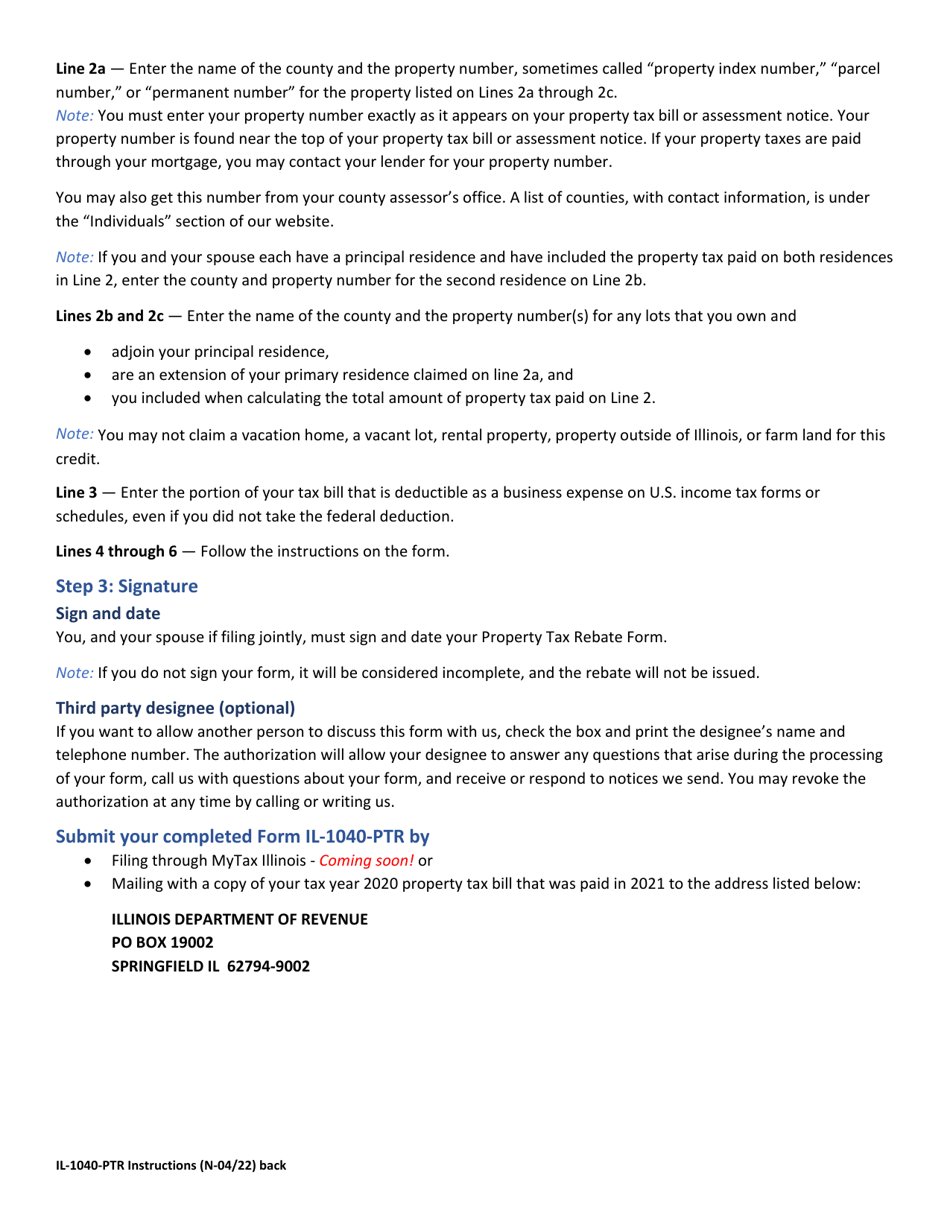 Property Tax Rebate From Illinois at Amanda Kerns blog