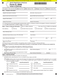 Document preview: Form IL-2848 Power of Attorney - Illinois