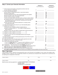 Form PST-1-X (035) Amended Prepaid Sales Tax Return - Illinois, Page 2
