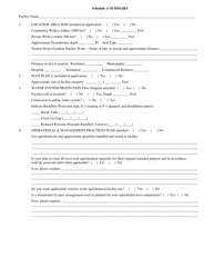 Schedule A Agrichemical Facility Permit - Illinois, Page 2