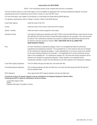 Form BLR05520 Maintenance Engineering to Be Performed by a Consulting Engineer - Illinois, Page 2