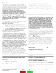 Form PTAX-337-R Combined Application for Conservation Right Public Benefit Certification and for Reduced Assessed Valuation of Property - Illinois, Page 2