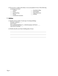 Conservation Easement - Landowner Questionnaire - Michigan, Page 4