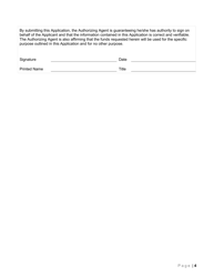 Application Form - Seafood Processors Pandemic Response and Safety Block Grant Program - Michigan, Page 6