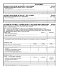 Form BR-1040 Individual Income Tax Return - City of Big Rapids, Michigan, Page 8