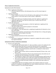 Instructions for Marihuana Facilities Application - City of Big Rapids, Michigan, Page 3