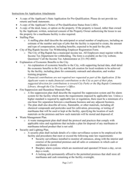 Instructions for Marihuana Facilities Permit Sale or Transfer Application - City of Big Rapids, Michigan, Page 2