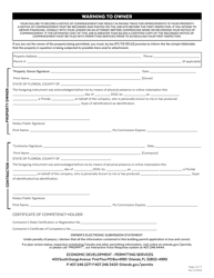 Residential Re-roof Permit Application - City of Orlando, Florida, Page 2