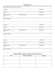 Application for Employment - Full-Time - City of Parma, Ohio, Page 3