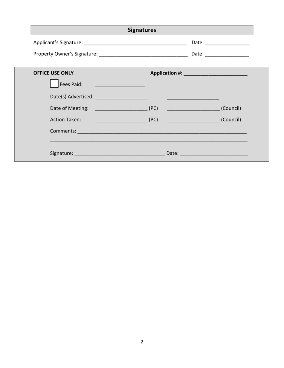 Open Space Neighborhood Application - City of Ionia, Michigan, Page 2