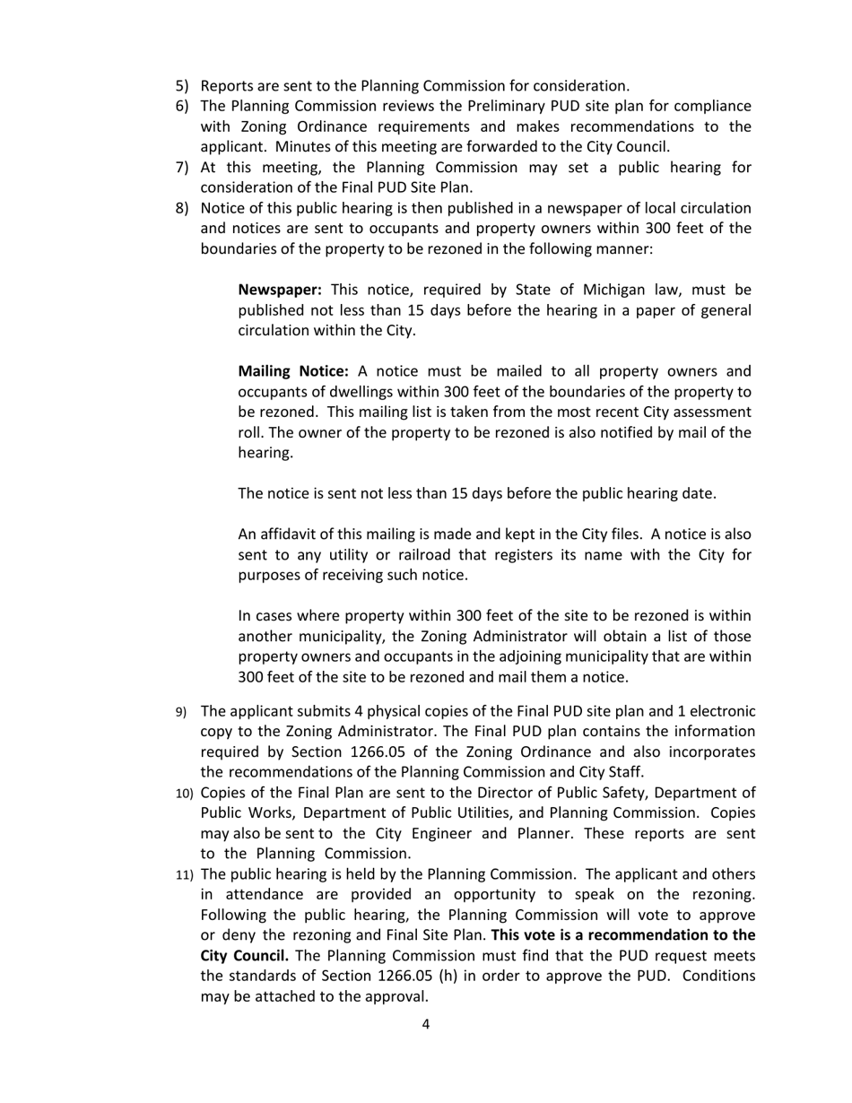 Planned Unit Development Application - City of Ionia, Michigan, Page 4