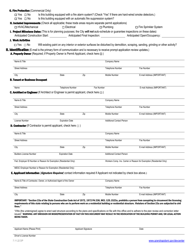 Building Permit Application - City of Grand Rapids, Michigan, Page 2