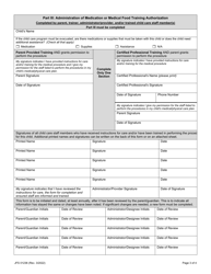 Form JFS01236 Child Medical/Physical Care Plan for Child Care - Ohio, Page 3