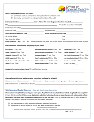Special Event Permit Application - City of Grand Rapids, Michigan, Page 2