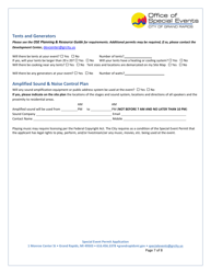 Special Event Permit Application - City of Grand Rapids, Michigan, Page 7