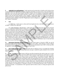 Lender Participation Agreement - Sample - City of San Diego, California, Page 3